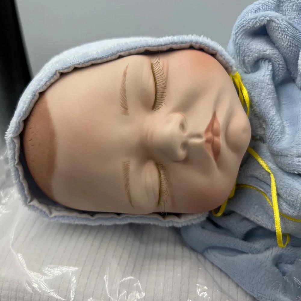 Ashton-Drake It's a Boy Nursery Newborns Porcelain Doll Joyce Wolf 5392FB Blue